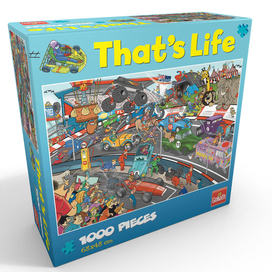 Imagine Puzzle Cauta si Gaseste - Cursa nebuna, 1000 piese- Goliath