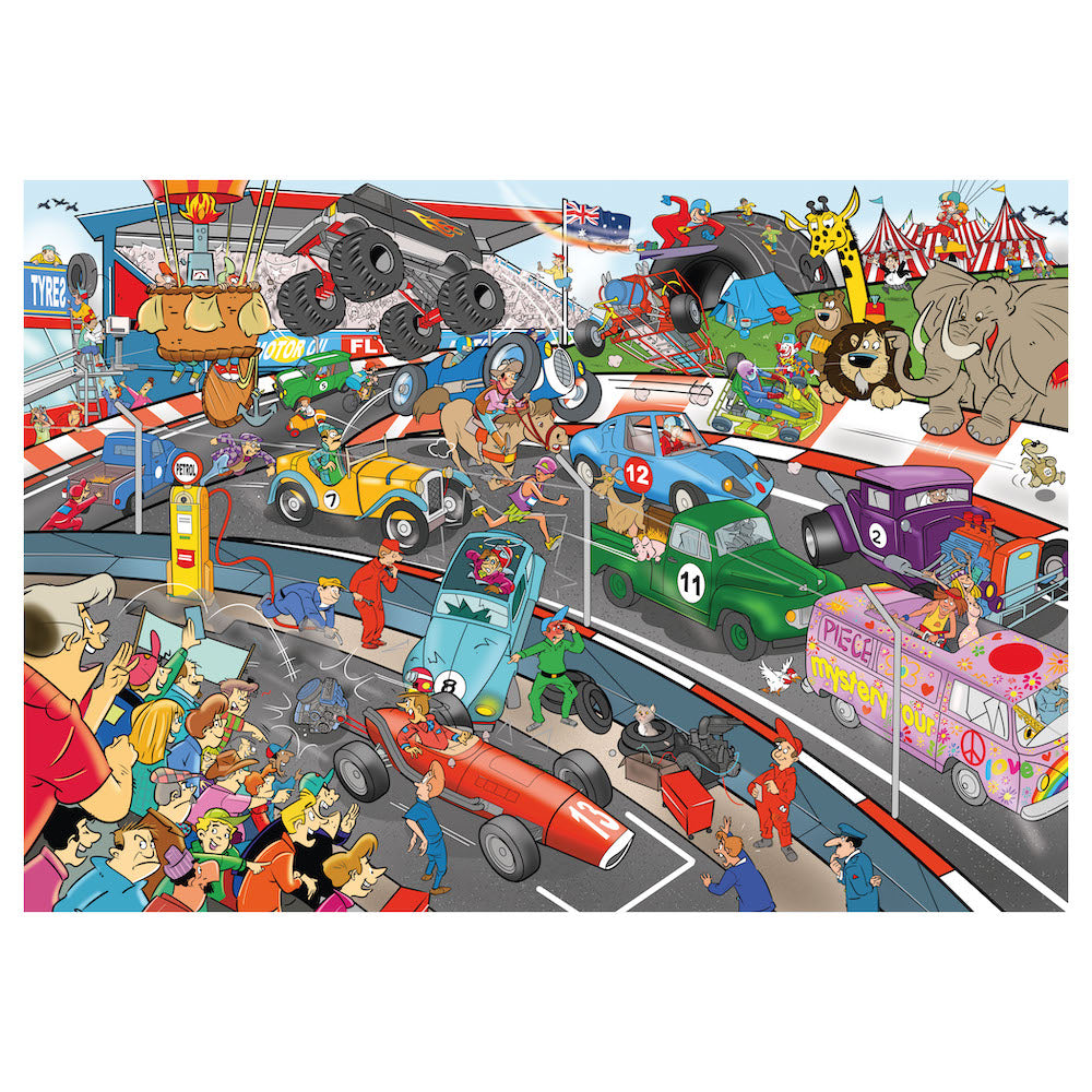 Puzzle Cauta si Gaseste - Cursa nebuna, 1000 piese- Goliath