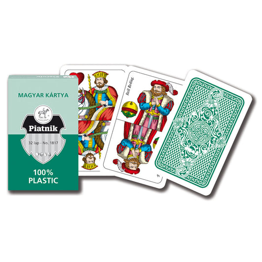 Imagine Carti de joc Unguresti, 100% plastic - Piatnik