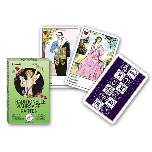 Imagine Carti de joc gitane pentru ghicit viitorul - Tarot traditional Piatnik
