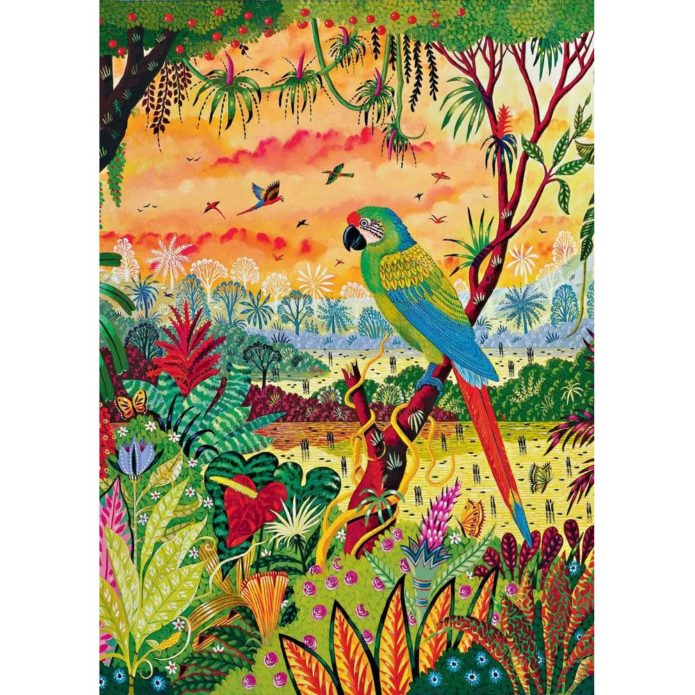 Puzzle Piatnik, Scarlet Macaw Jungle, 1000 piese