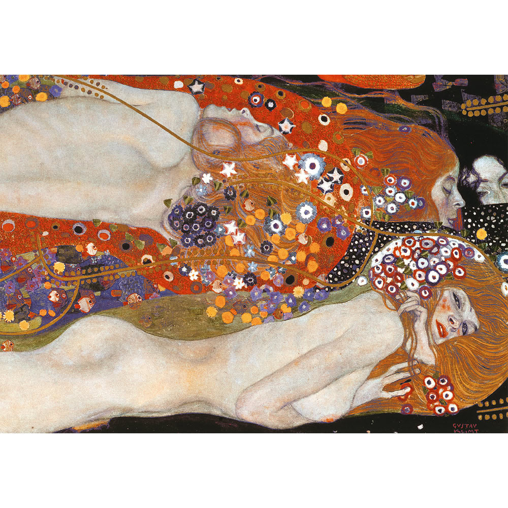 Puzzle Piatnik, Water Serpents – Gustav Klimt, 1000 piese