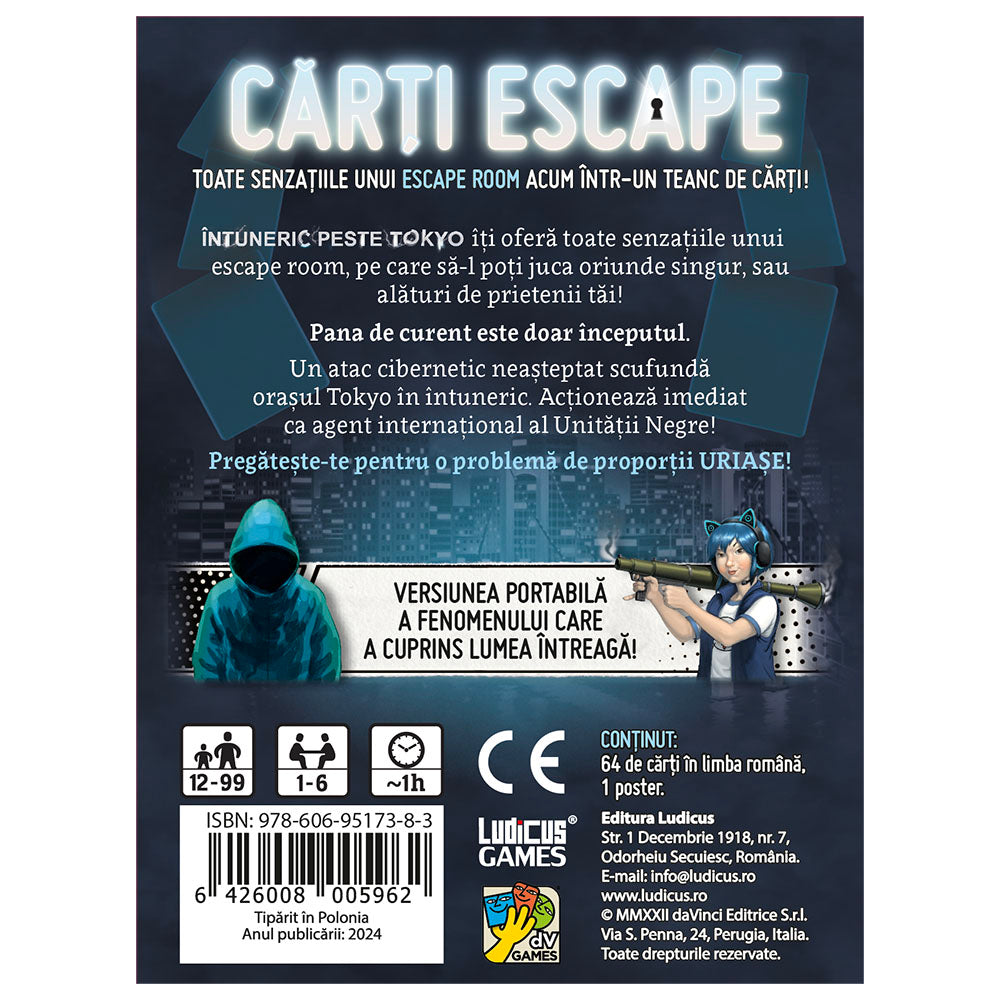 Cărți Escape - Întuneric peste Tokyo