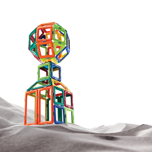 Geo Smart mágneses játék, GeoSpace Station, Geospatial Station, 70 db