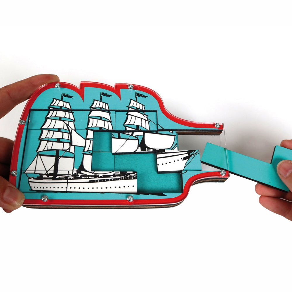 Imagine Puzzle mecanic Constantin - Ship in a Bottle