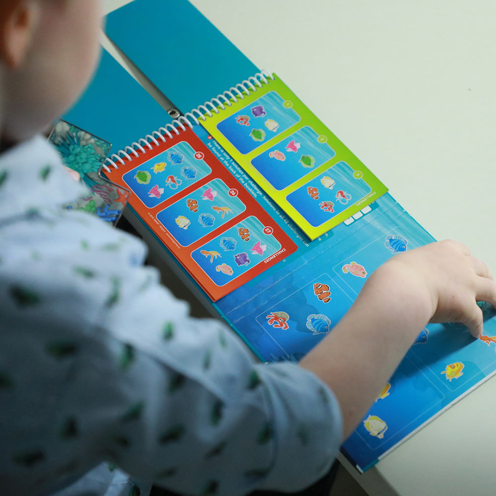 Smart Games - Coral Reef, joc de logica cu 48 de provocari, 4+ ani, editie internationala