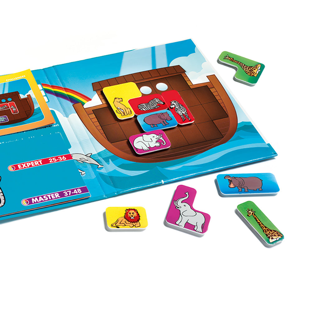 Smart Games – Noé bárkája, logikai játék 48 kihívással, 5+ év, nemzetközi kiadás