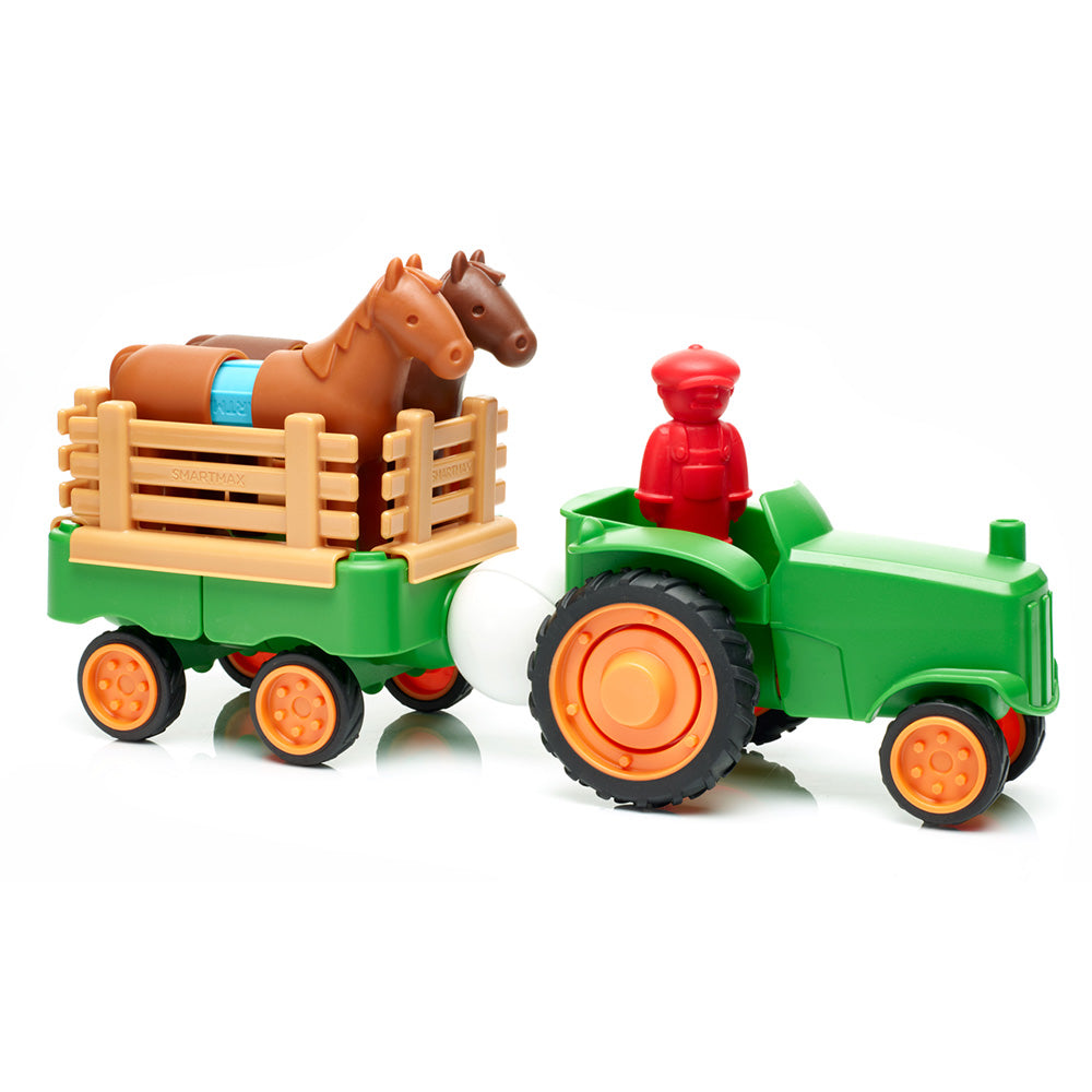 Joc magnetic Smart Max, My First Tractor, Primul meu tractor, 22 piese