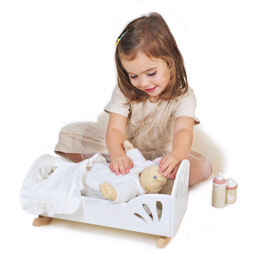 Imagine Leagan Lebada, din lemn premium - Sweet Swan Dolly Bed - TL8106