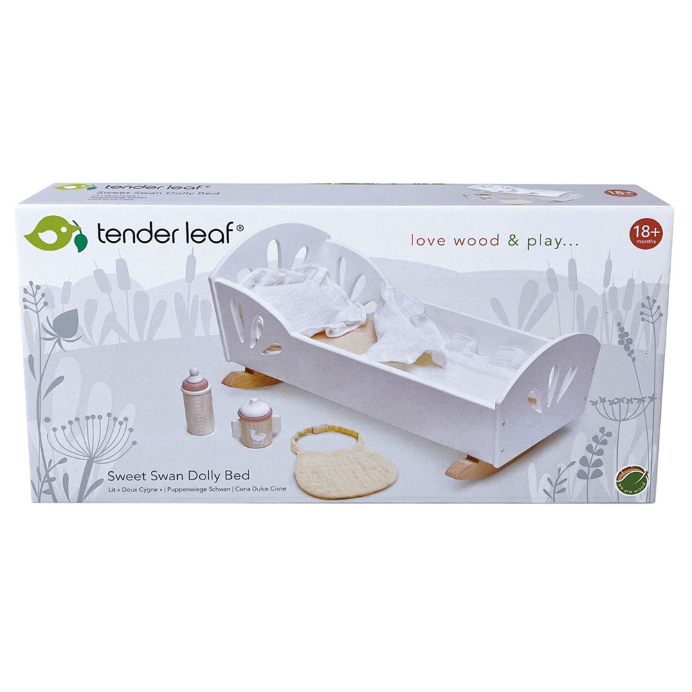 Imagine Leagan Lebada, din lemn premium - Sweet Swan Dolly Bed - TL8106