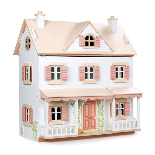 Imagine Casuta coloniala de papusi, din lemn premium Humming Bird House - TL8127