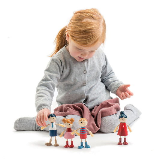 Imagine Figurine membri familei Doll cu membre ajustabile - TL8142