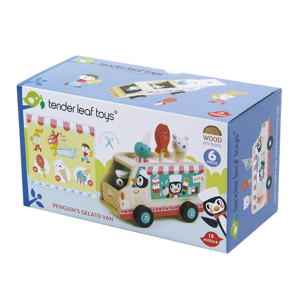 Imagine Furgoneta cu inghetata - Penguin's Gelato Van - 6 piese - TL8235