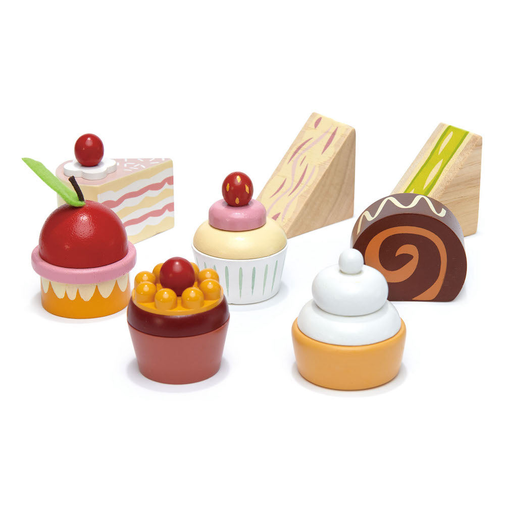 Imagine Stand pentru prajituri - Mini Chef Birdie Afternoon Tea - 9 piese - TL8242
