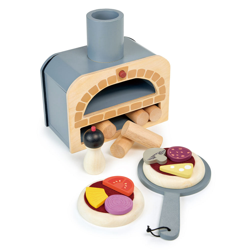 Imagine Cuptor pentru pizza, din lemn premium - TL8244