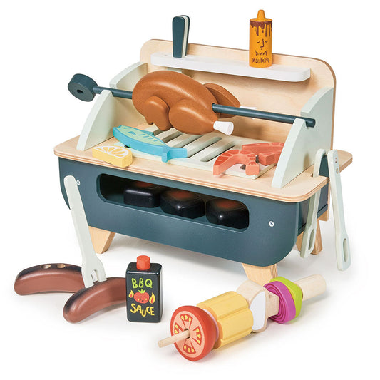 Gratar set, din lemn premium - Barbeque Play Set - TL8245