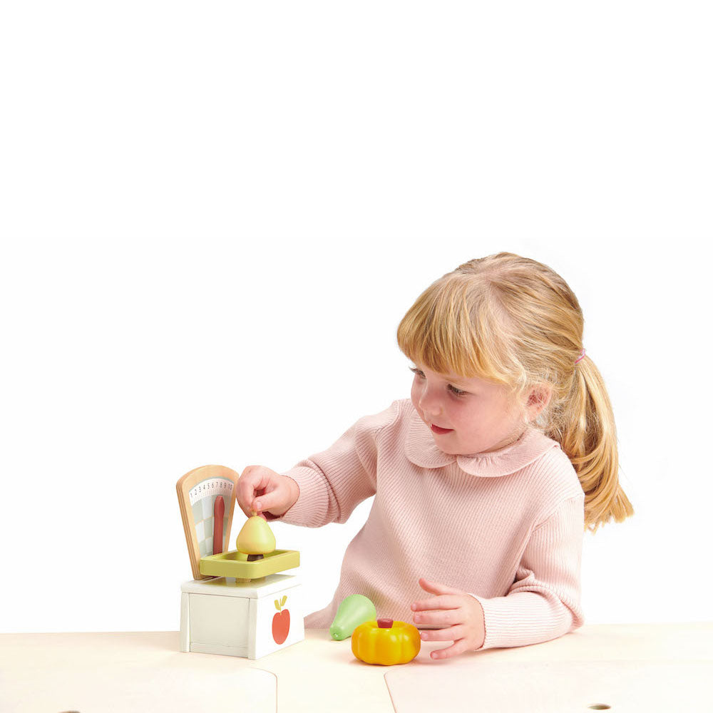 Imagine Cantar , din lemn premium - Market Scales - TL8259