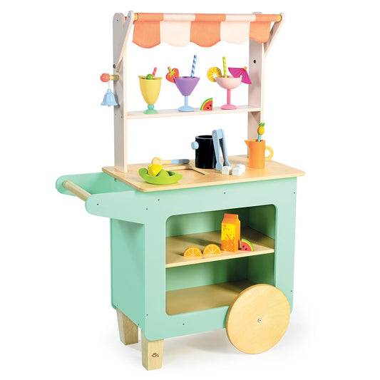 Standul cu bauturi, din lemn premium - Drinks Trolley - TL8262