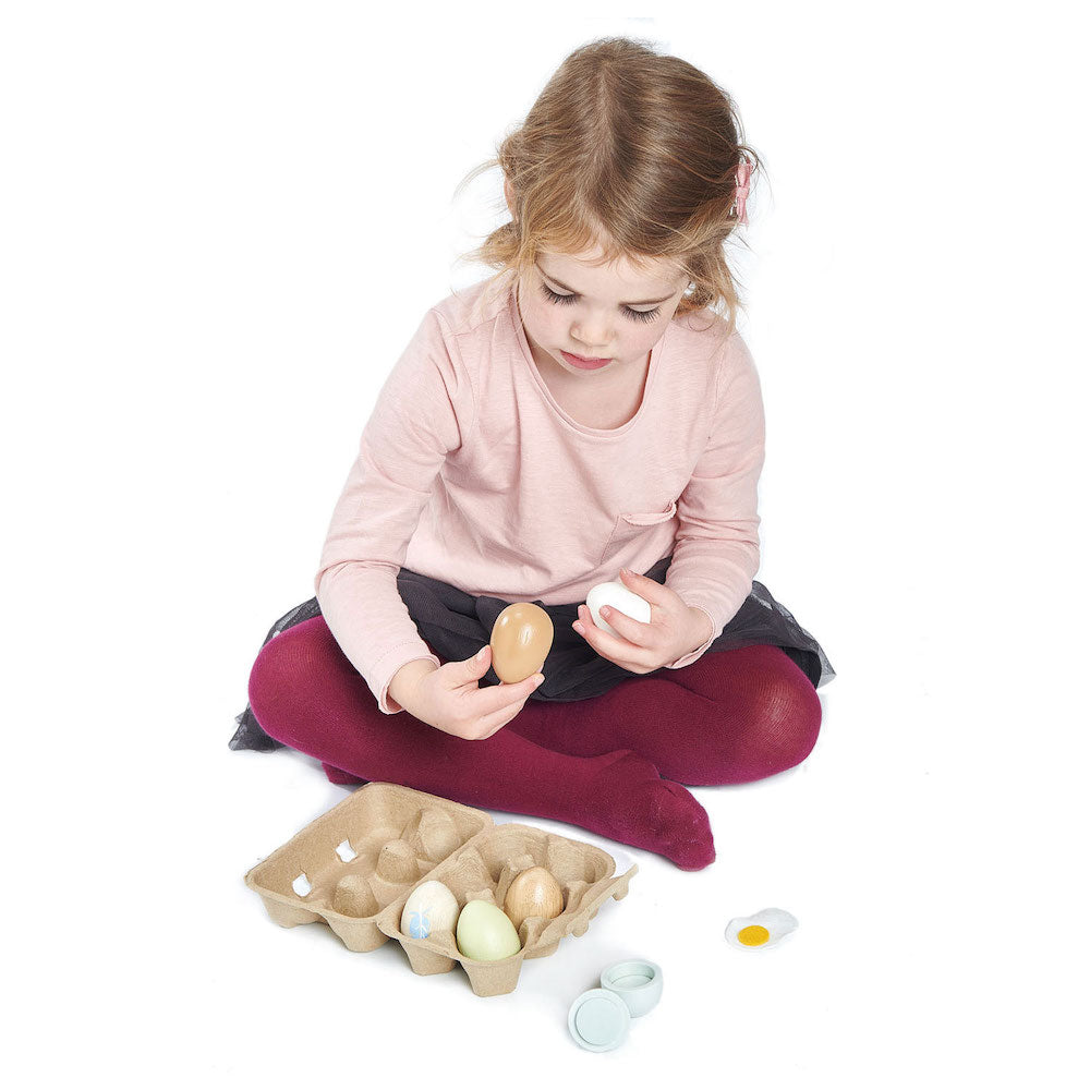 Imagine Oua - Wooden Eggs - 7 piese - TL8285