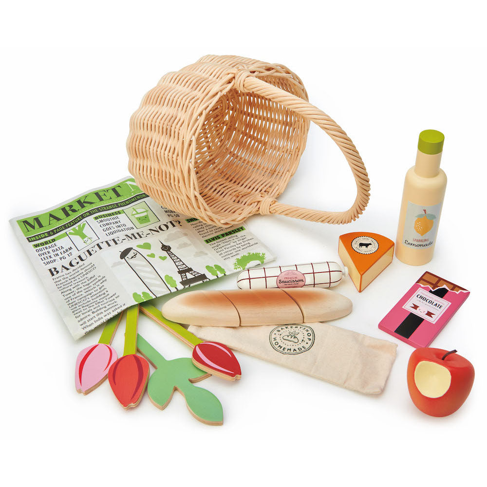 Imagine Cos de cumparaturi din rachita- Wicker Shopping Basket - TL8286