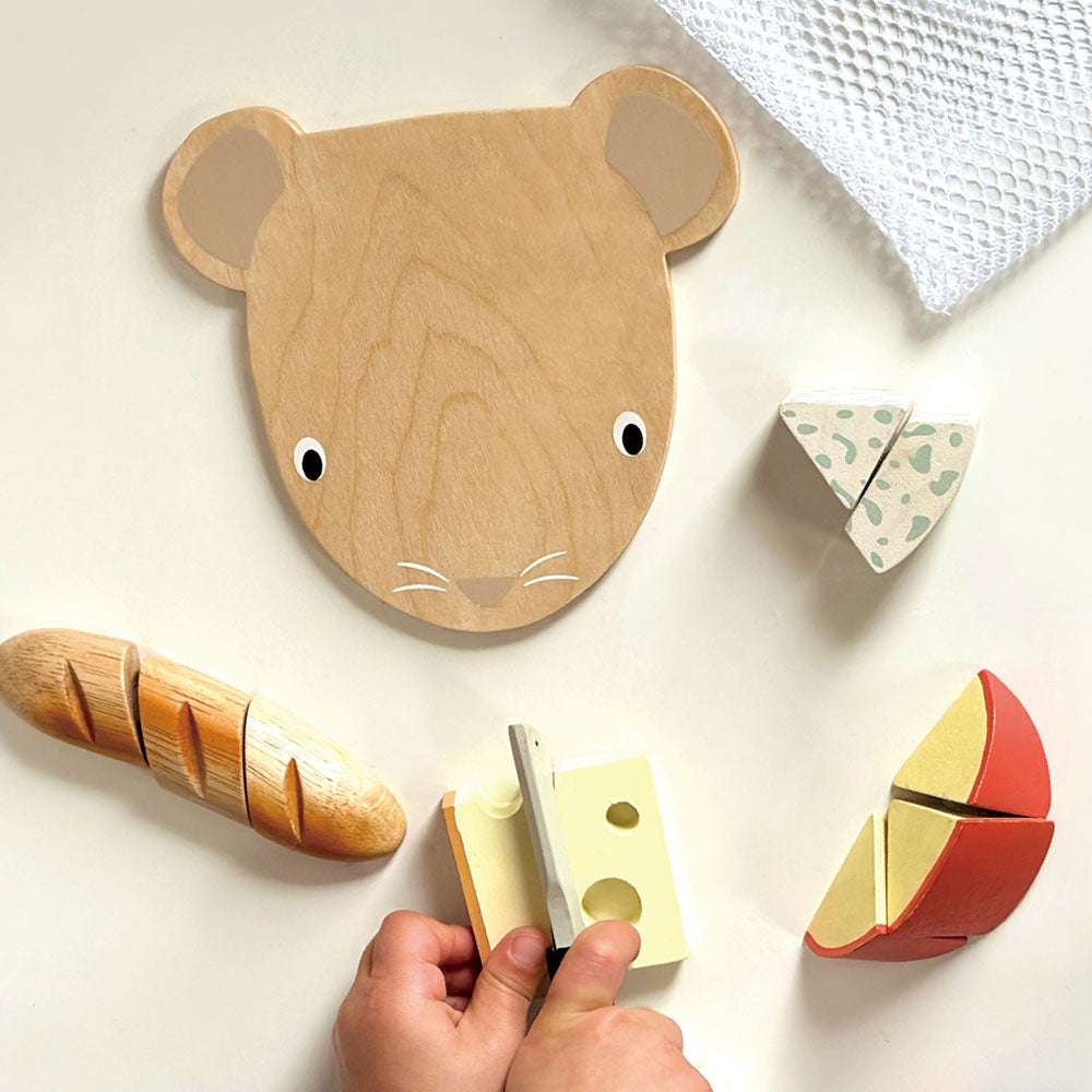 Imagine Tabla de tocat branza, din lemn premium - 13 piese - TL8293