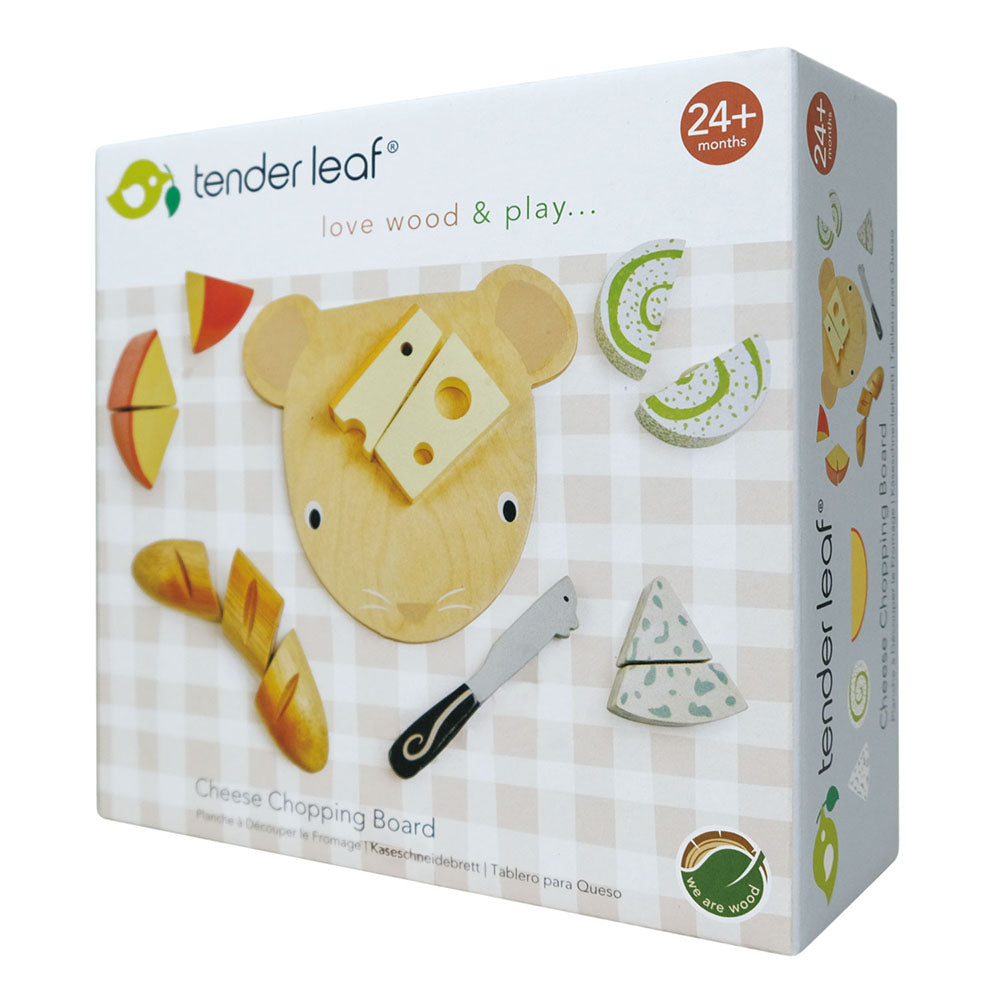 Imagine Tabla de tocat branza, din lemn premium - 13 piese - TL8293
