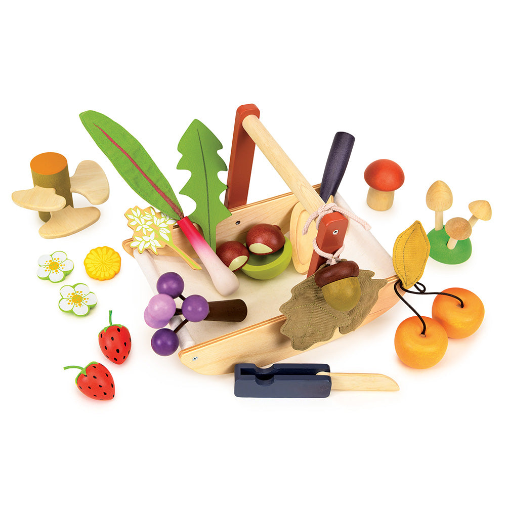 Cos de cules Wild Wood, din lemn premium - Wild Wood Foraging Trug - TL8294