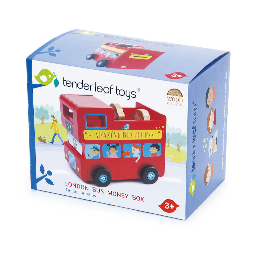 Imagine Pusculita autobuz londonez - London Bus Money Box - TL8336