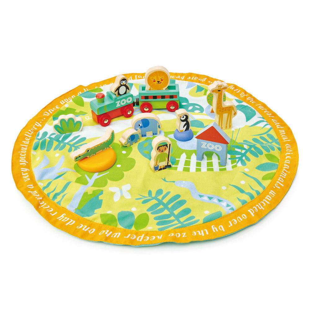 Imagine Sacul cu povesti din safari - Safari park story bag - 16 piese - TL8360