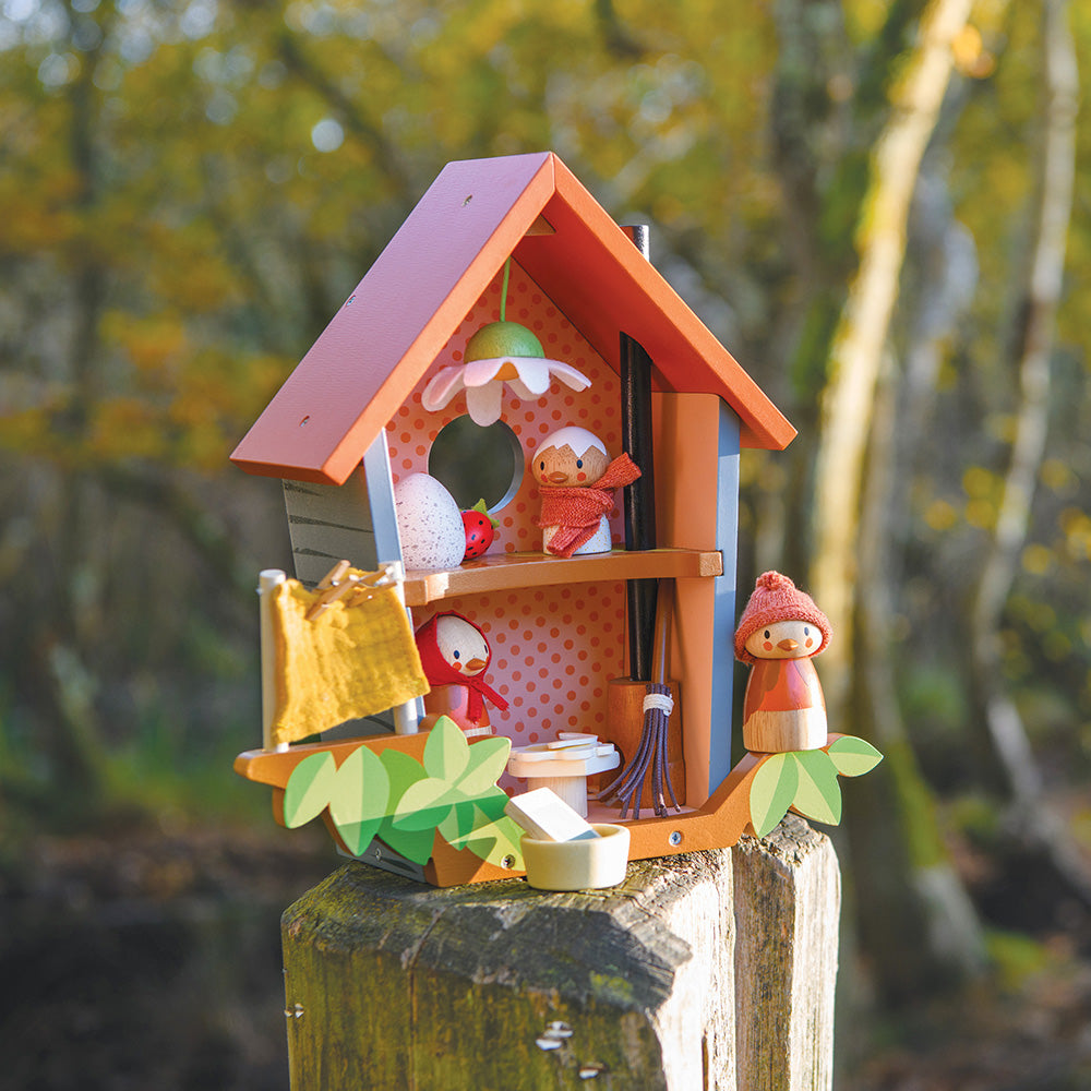 Casuta pentru pasari, din lemn premium - Robin's Nest Box - TL8378