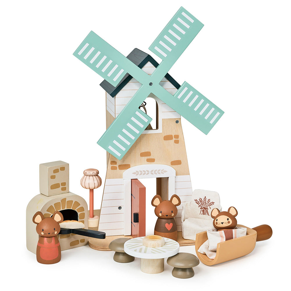 Moara de vant a lui Penny, din lemn premium - Penny Windmill - TL8380