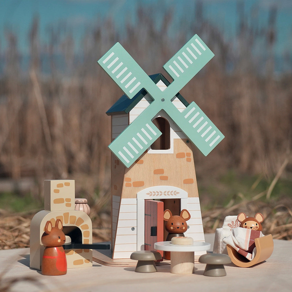 Moara de vant a lui Penny, din lemn premium - Penny Windmill - TL8380