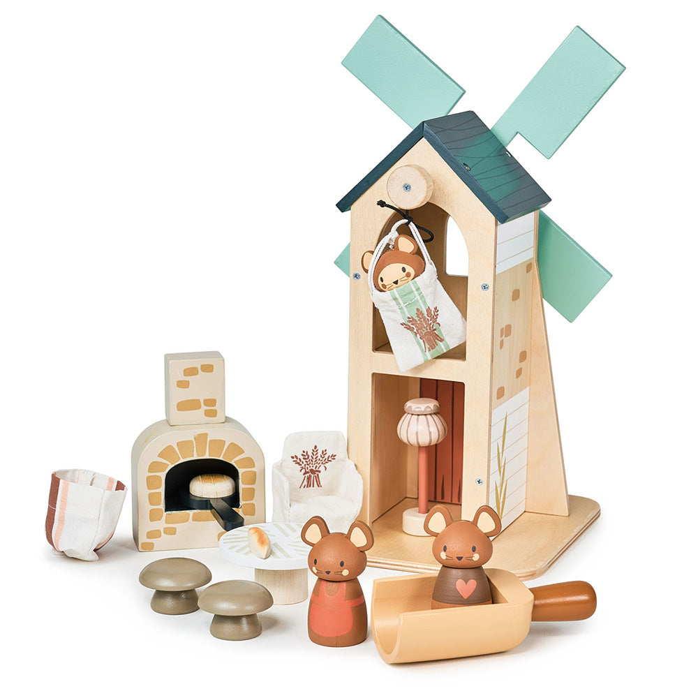 Moara de vant a lui Penny, din lemn premium - Penny Windmill - TL8380