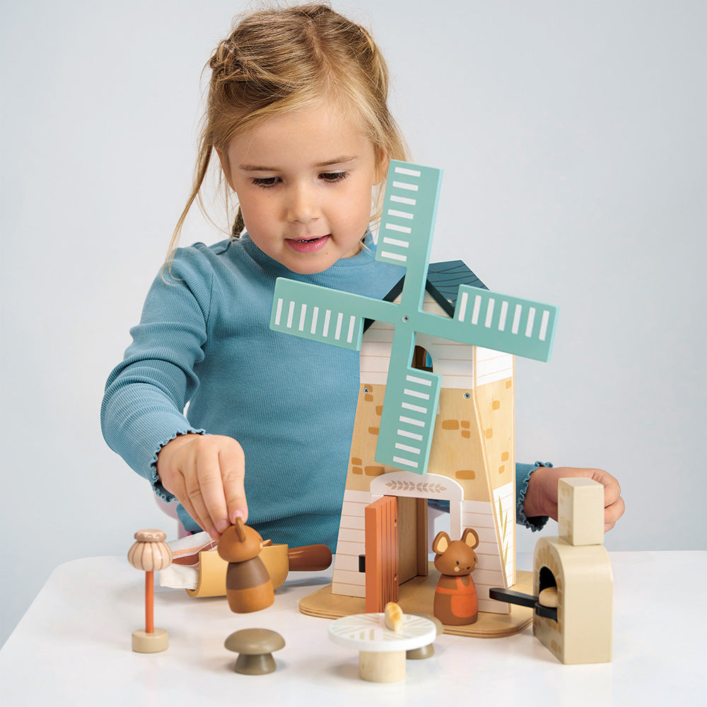 Moara de vant a lui Penny, din lemn premium - Penny Windmill - TL8380