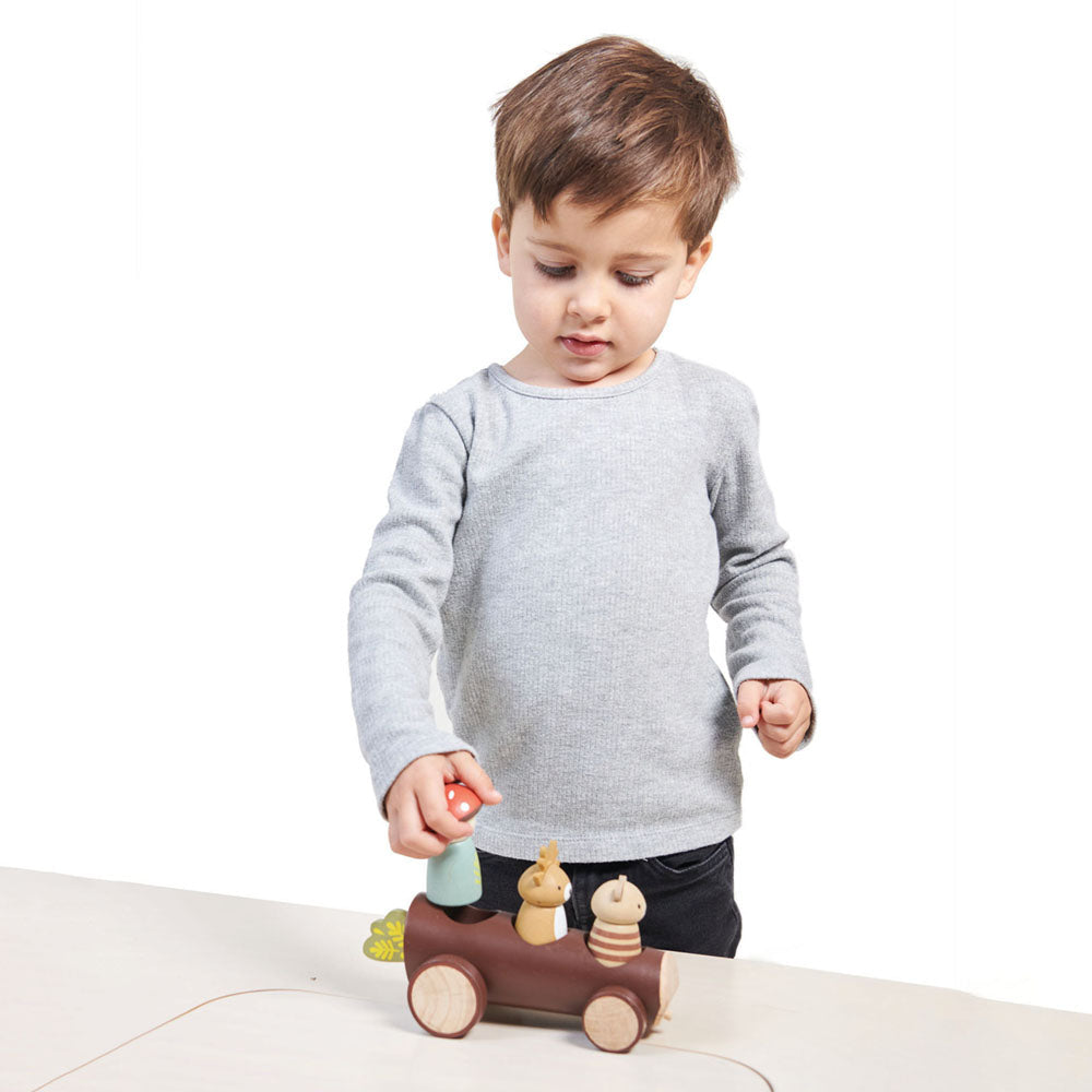 Taxiul Merrywood, din lemn premium - Timber Taxi - TL8386