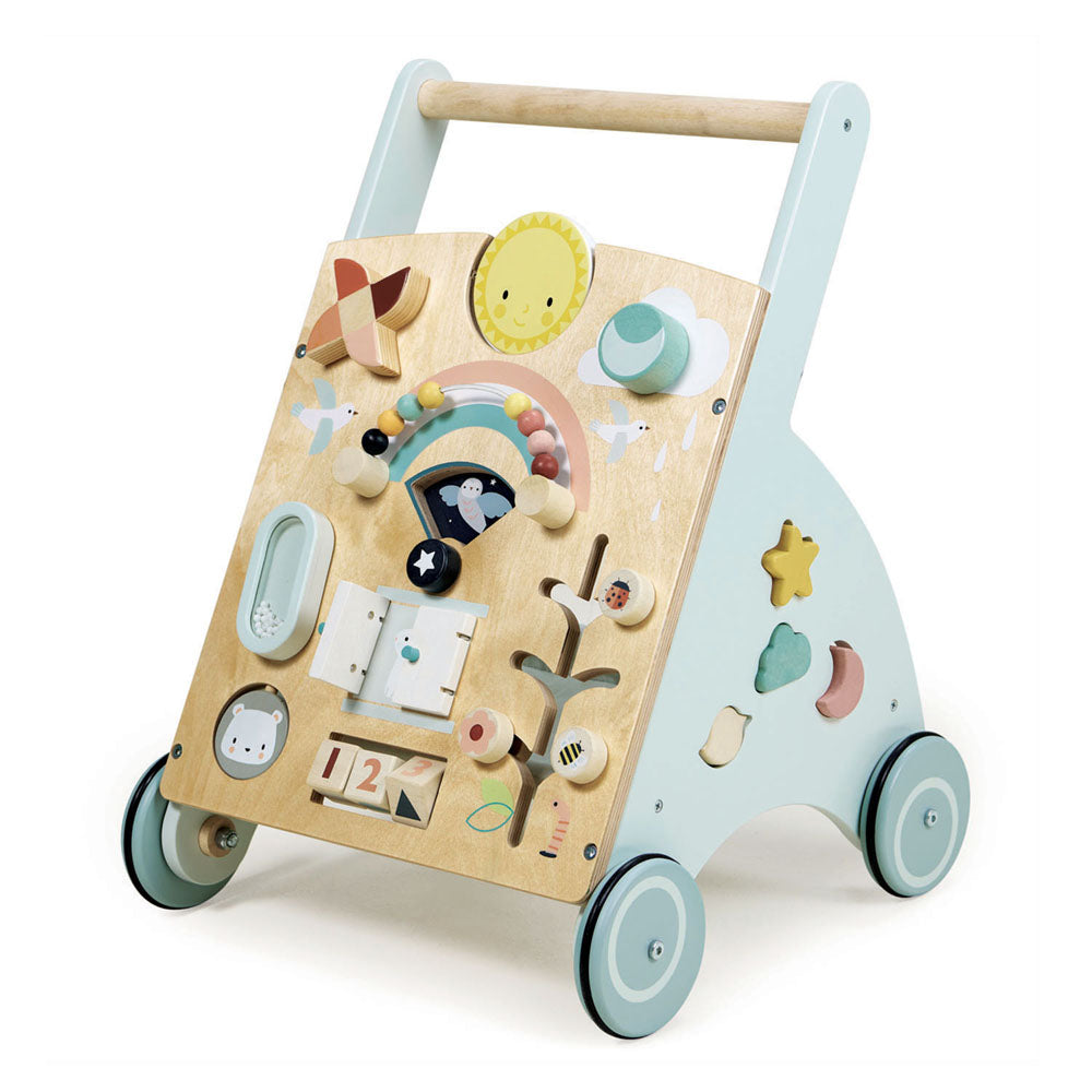 Imagine Antemergator cu activitati, din lemn premium - Sunshine Baby Activity Walker - TL8461