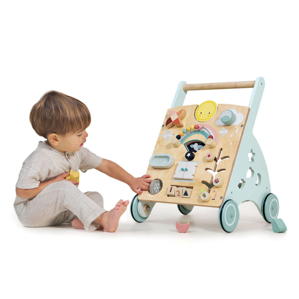 Imagine Antemergator cu activitati, din lemn premium - Sunshine Baby Activity Walker - TL8461