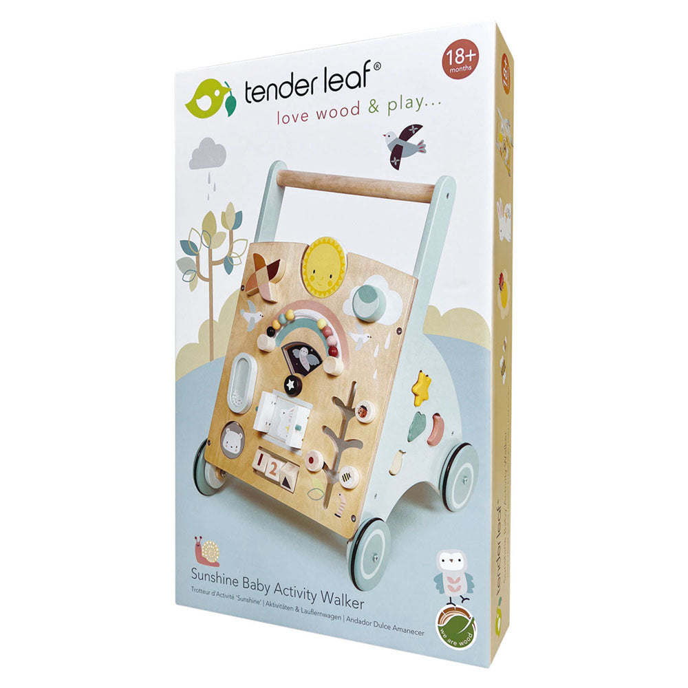 Imagine Antemergator cu activitati, din lemn premium - Sunshine Baby Activity Walker - TL8461