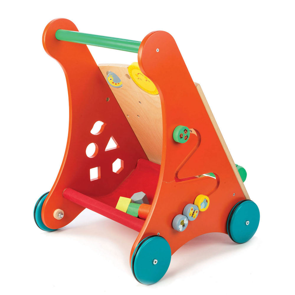 Imagine Antemergator cu activitati in gradina - Baby Block Walker - 10 activitati - TL8465