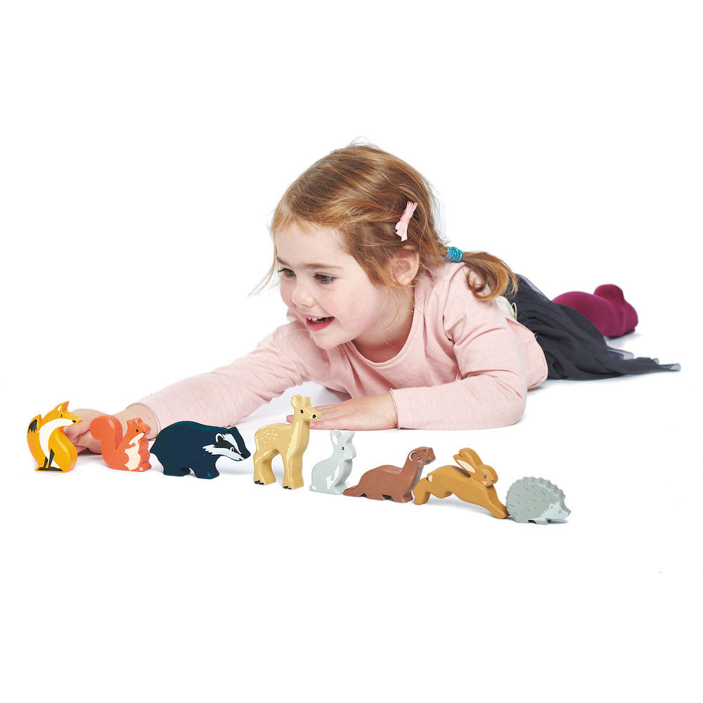 Imagine Animalutele padurii pe raft- Woodland Animals - 8 piese - TL8470