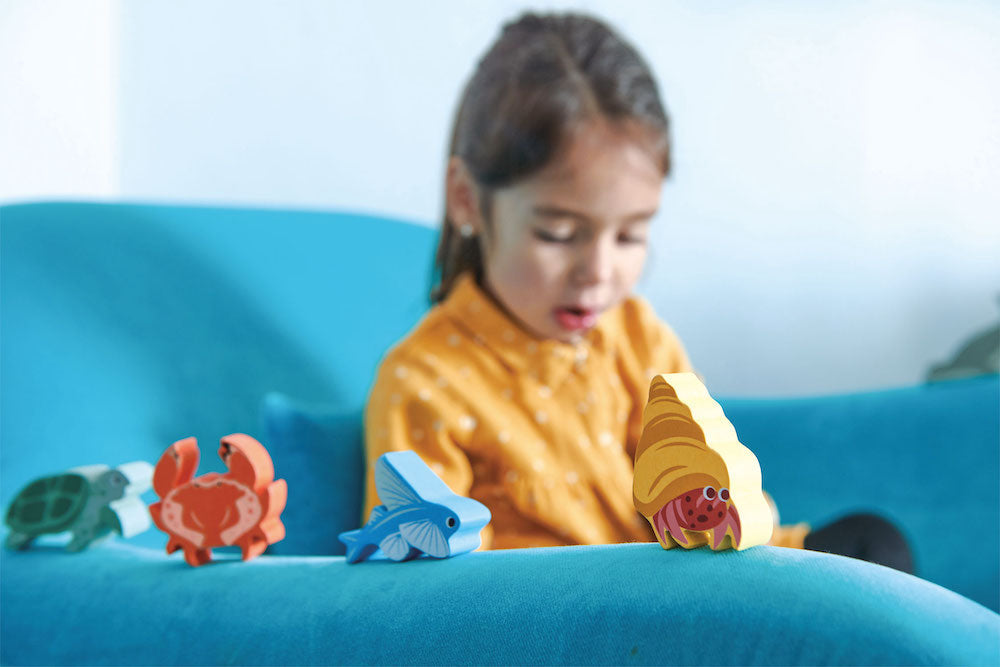 Imagine Animalutele apelor pe raft - Coastal Creatures - 10 piese - TL8479