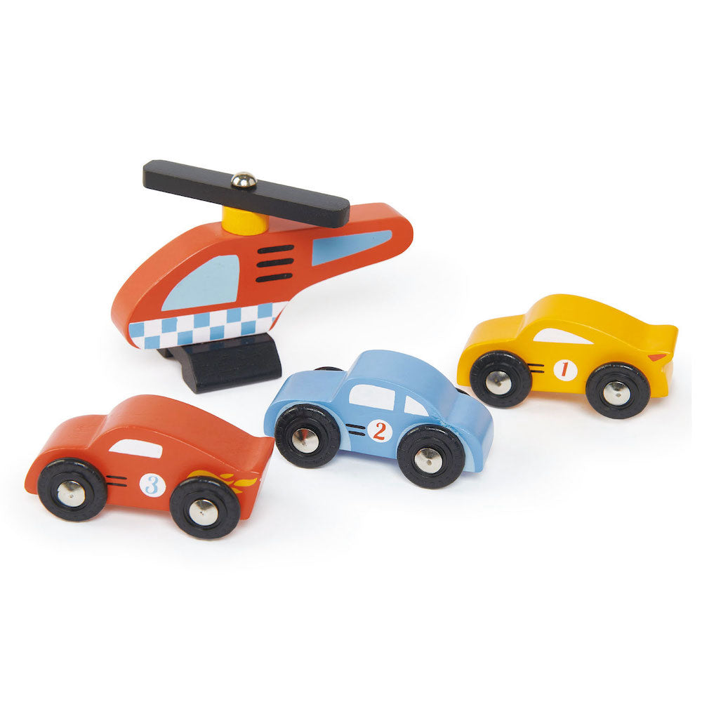 Imagine Statia Service Blue Bird - Blue Bird Service Station - 5 piese - TL8581