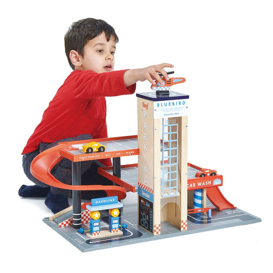 Imagine Statia Service Blue Bird - Blue Bird Service Station - 5 piese - TL8581