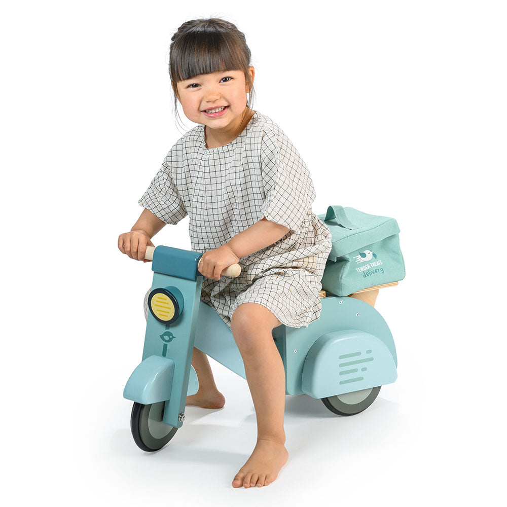Scuter pentru livrare, din lemn premium - Delivery Scooter - TL8593