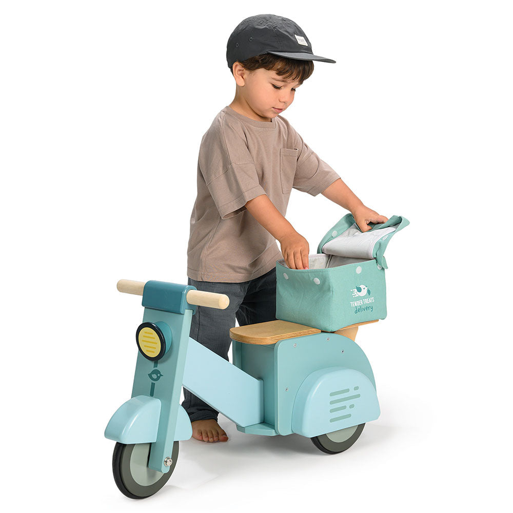 Scuter pentru livrare, din lemn premium - Delivery Scooter - TL8593