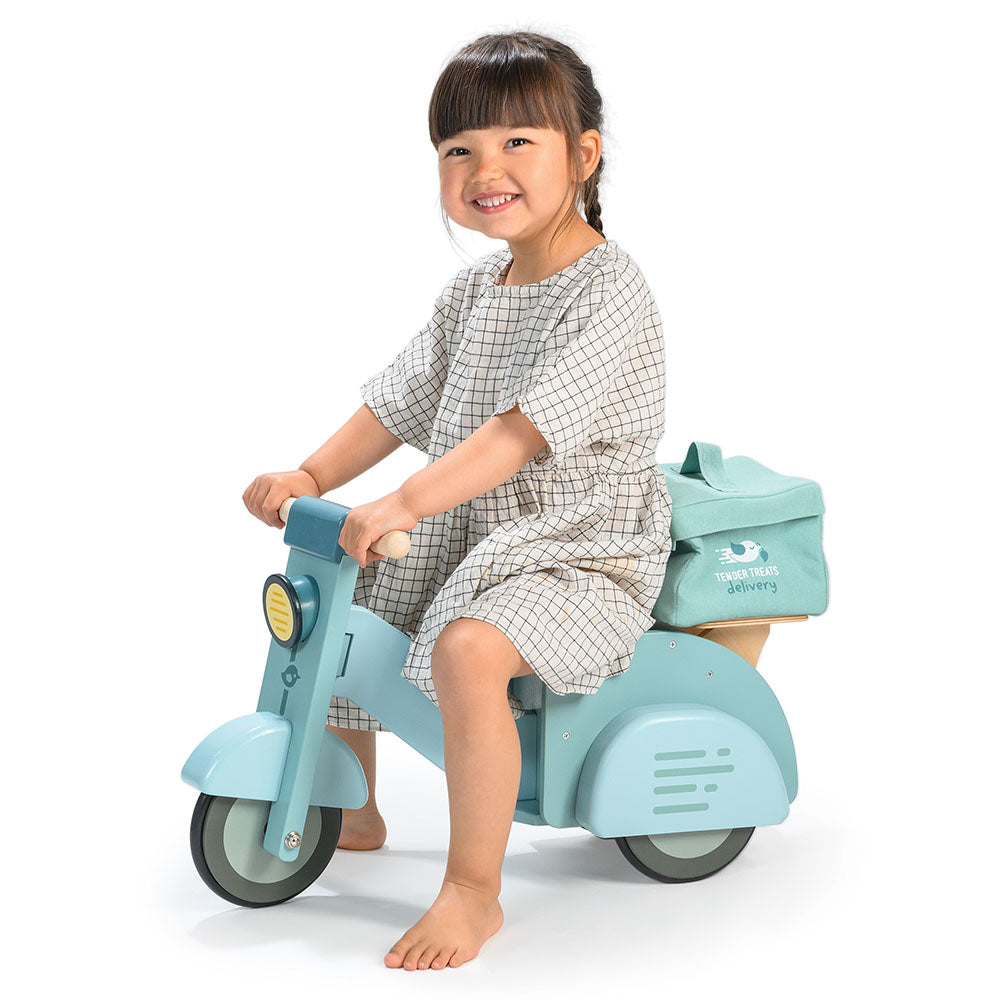 Scuter pentru livrare, din lemn premium - Delivery Scooter - TL8593