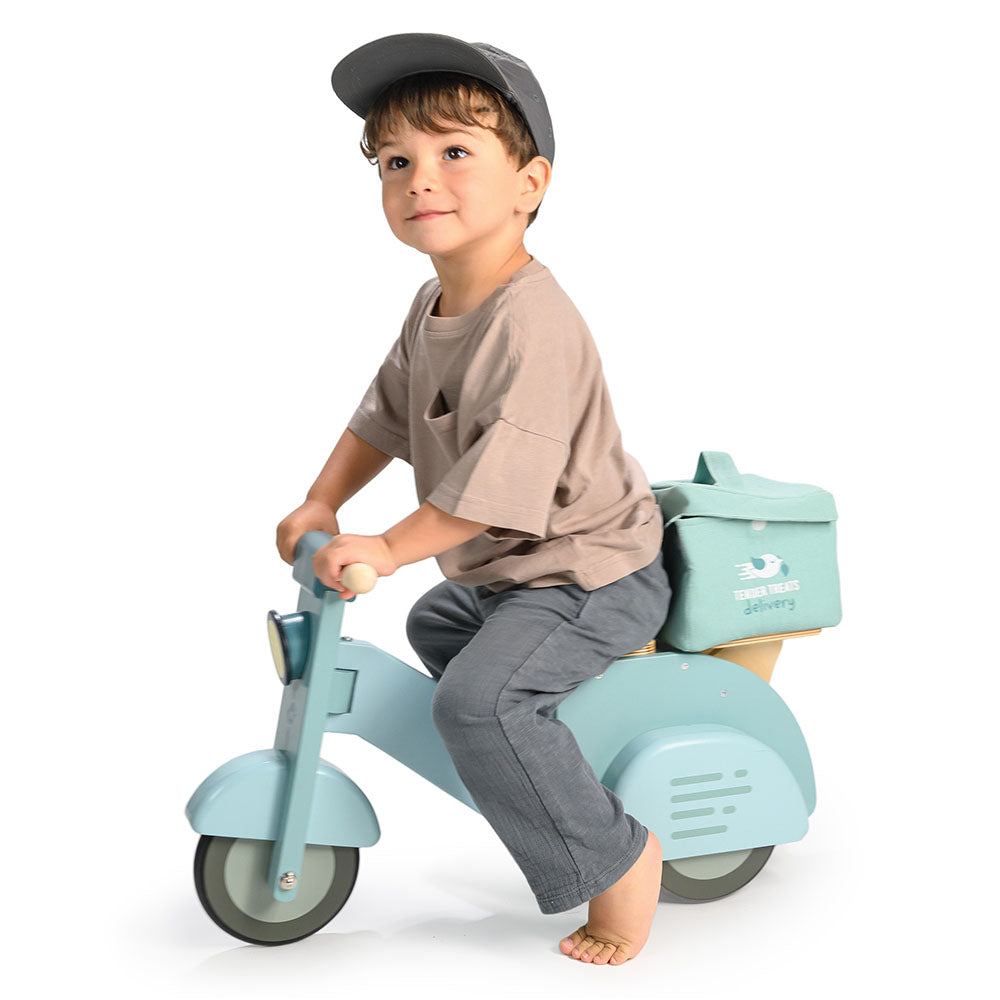 Scuter pentru livrare, din lemn premium - Delivery Scooter - TL8593