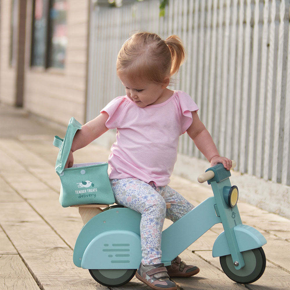 Scuter pentru livrare, din lemn premium - Delivery Scooter - TL8593