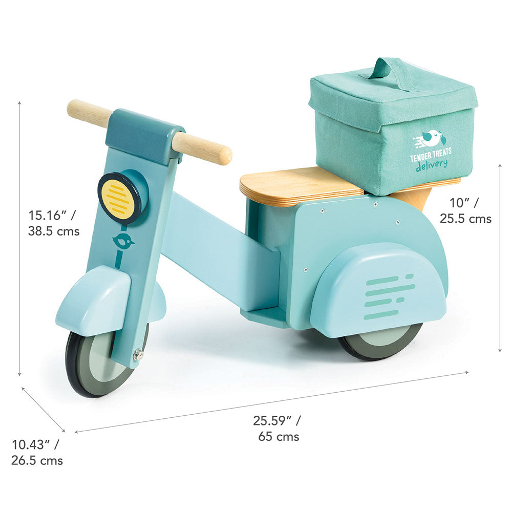Scuter pentru livrare, din lemn premium - Delivery Scooter - TL8593