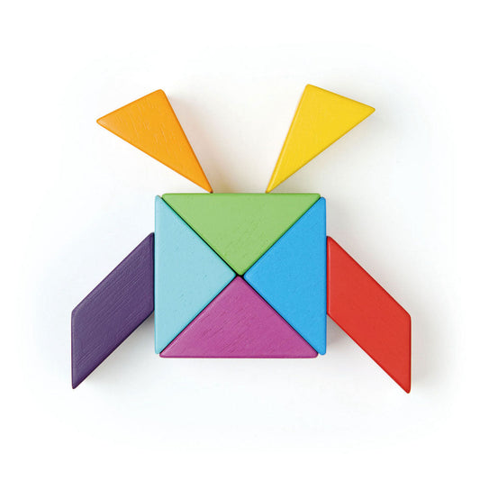 Imagine Joc de construit magnetic - Designer Magblocs - 8 piese -TL8610